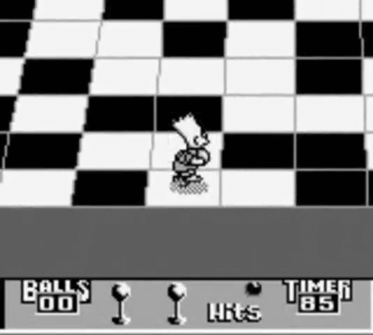 The Simpsons Bart vs the Juggernauts screenshot 4 for GameBoy